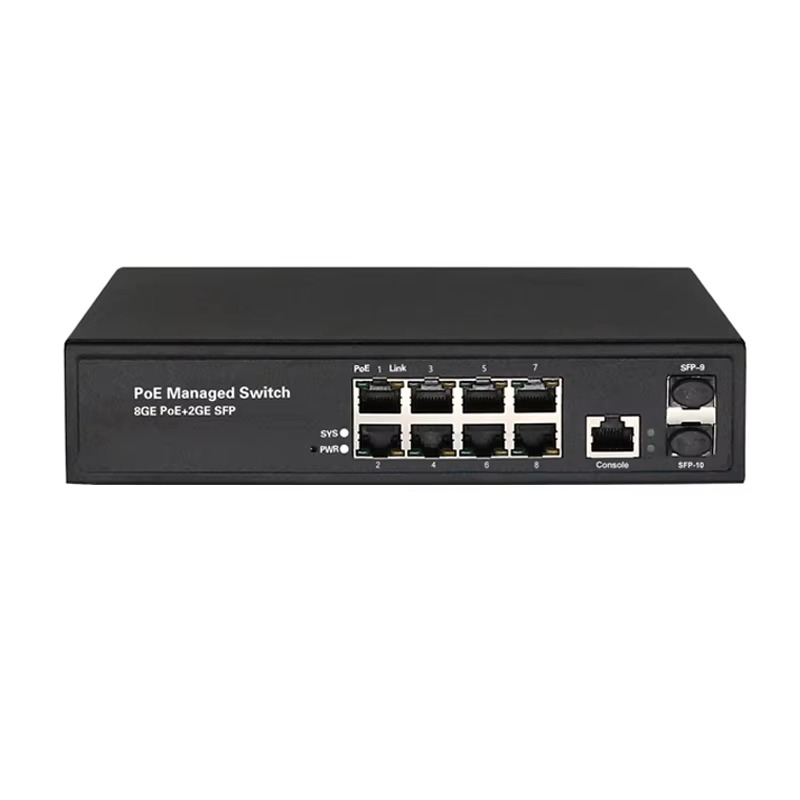 Managed Gigabit Poe Switch 8 Port 802.3At - Factory 8 Port Gigabit L2 Managed