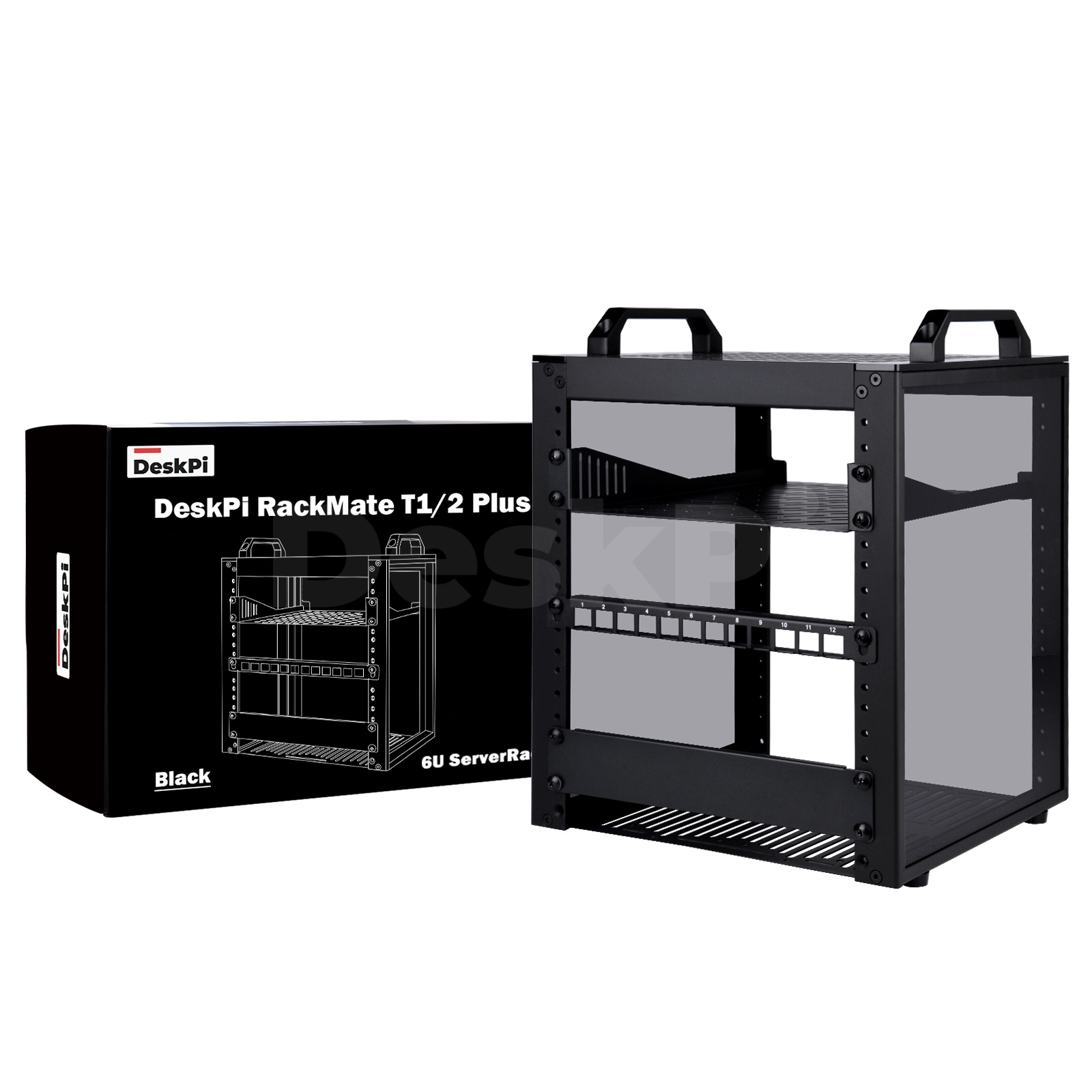 DeskPi RackMate T1/2 Plus Rack - Deskpi Super6C ulasan dan harga