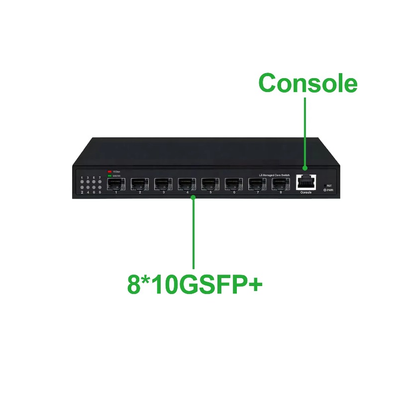 160gbps Bandwidth L3 Managed N - Sfp+ 10G Managed Switch 8 Port ulasan dan harga
